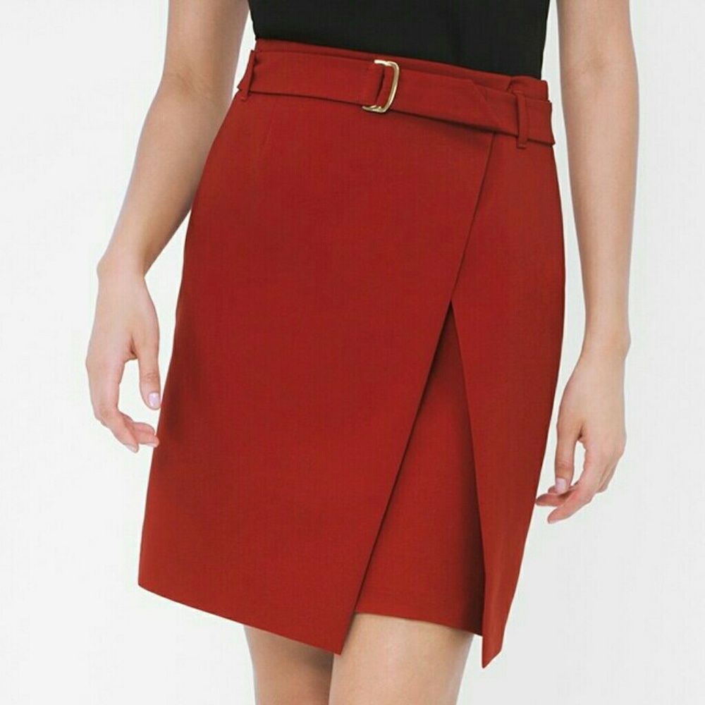WHBM Envelope A Line Skirt